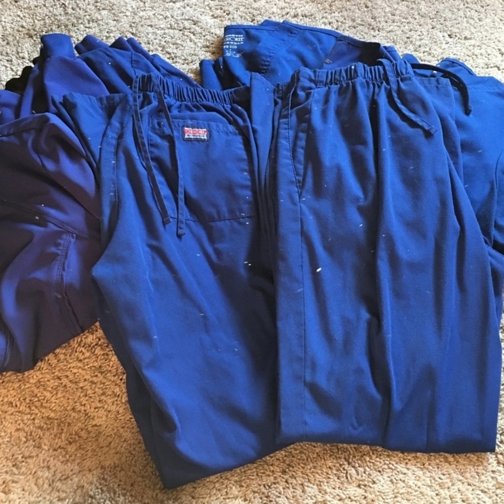 Galaxy Blue Nursing Scrubs